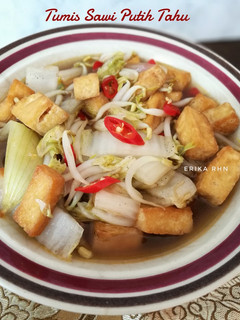 Foto resep Tumis Sawi Putih Tahu