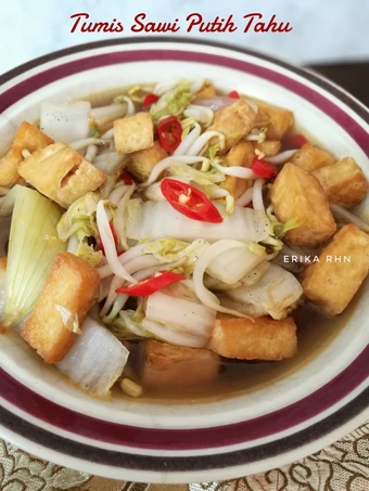 Cara Gampang Membuat Resep Tumis Sawi Putih Tahu yang Lezat Anti Ribet, Lezat