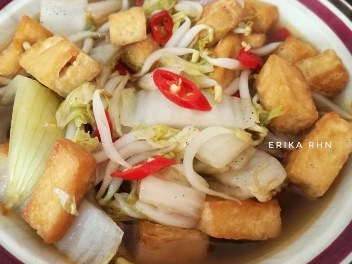 Cara Gampang Membuat Resep Tumis Sawi Putih Tahu yang Lezat Anti Ribet, Lezat