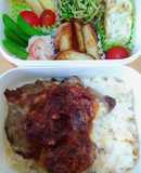 日式焗烤豬排便當