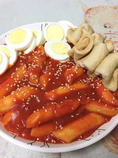 韓式辣炒年糕떡볶이 的食譜成品照片