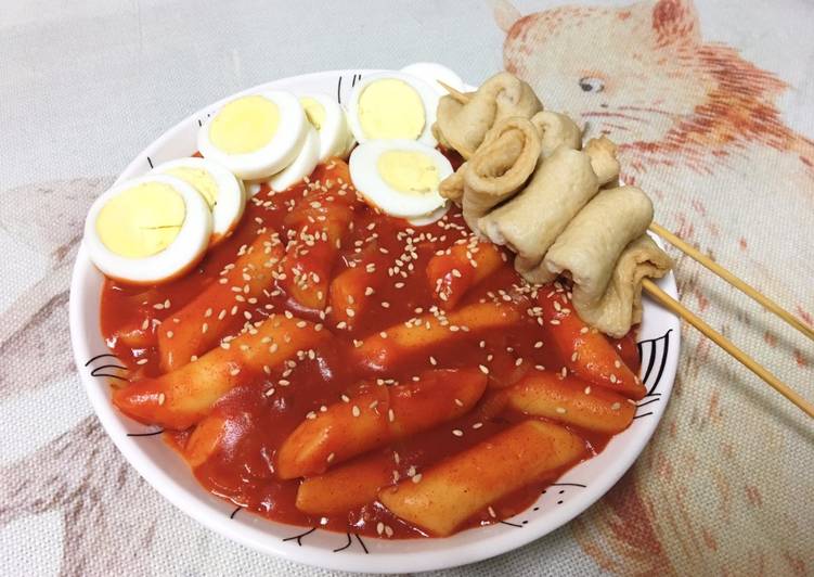 韓式辣炒年糕떡볶이