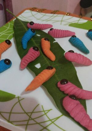 Foto resep Semprit susu ulet rainbow.
