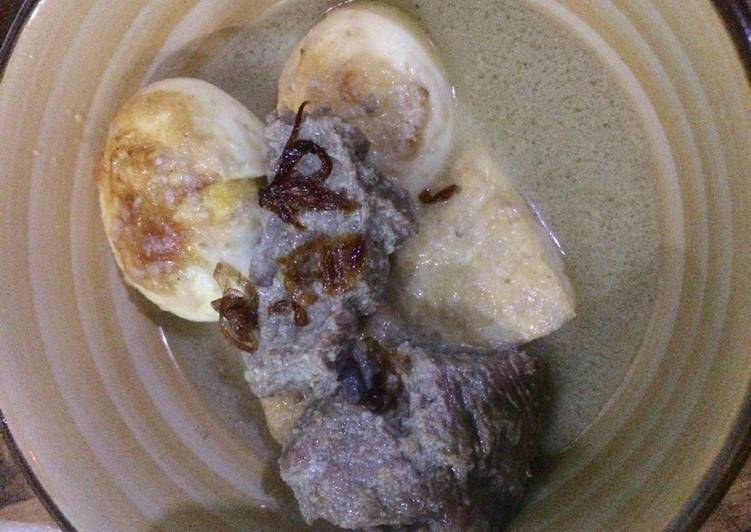 Resep Terik daging telur tahu, Sempurna