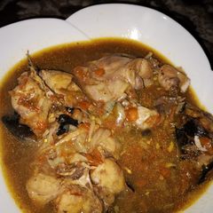 A picture of Catfish peppersoup.