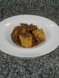 Sudado de costilla de cerdo (guiso de pechito de cerdo)