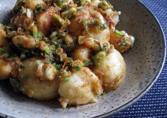 Sweet Miso Baby Potatoes