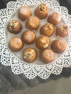 صورة لوصفة بسبوسه كب كيك