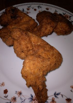 A picture of KFC Chicken.