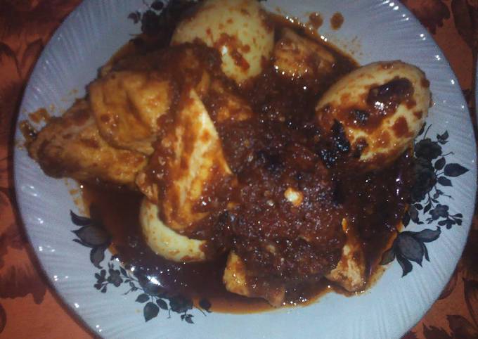 Anti Ribet, Memasak Telur dan tahu bumbu bali Ekonomis Untuk Dijual