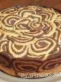 Crostata bicolore ripiena alle mandorle