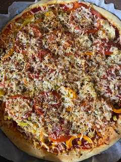 صورة لوصفة بيتزا 🍕