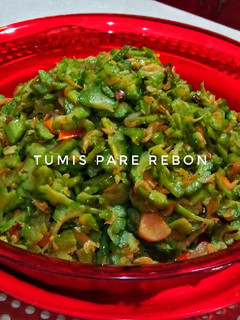 Foto resep Tumis pare rebon