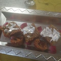 A picture of Stuff gulkand pohe ki barfi.
