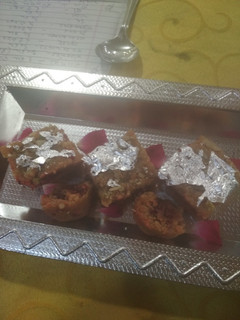 A picture of Stuff gulkand pohe ki barfi.