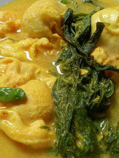 Foto resep Telor ceplok gulai daun singkong