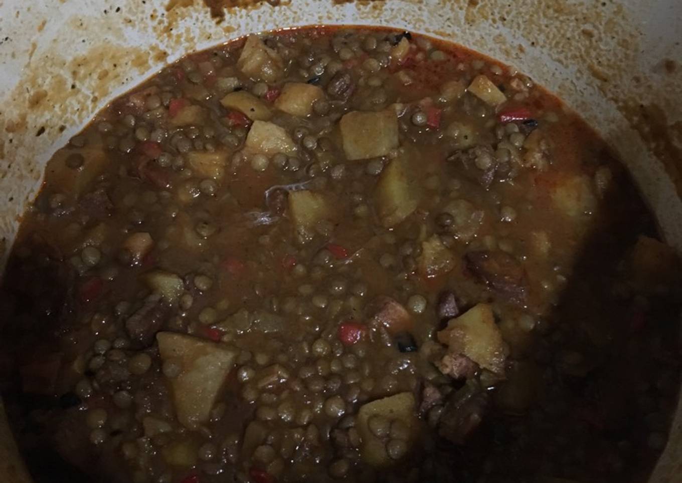 Guiso de lentejas