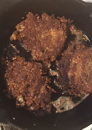 A picture of California Farm Buckwheat Chicken Liver Patties.