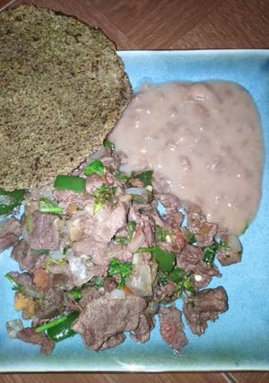 Una foto de Hígado Encebollado