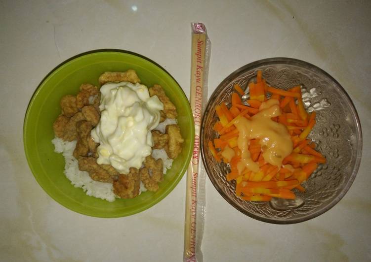  Resep  Chicken egg mayo ala yoshinoya  oleh Nurul Kurniawati 