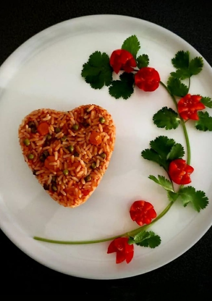 Una foto de 💥 ARROZ A LA MEXICANA 🇲🇽💥