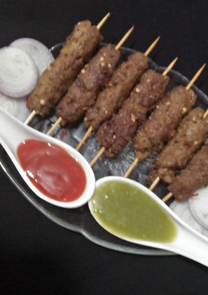 A picture of Seekh kabab #CookpadApp #ramadankitayari.