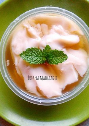 Foto resep Kembang tahu kuah jahe