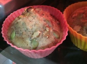 Una foto de Quequito de avena manzana-canela