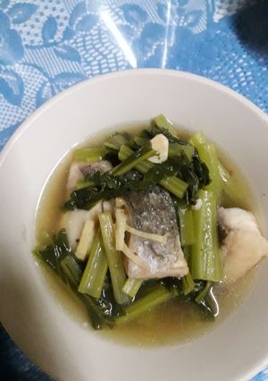 รูปของ ต้มกวางตุ้งปลาช่อนทอด