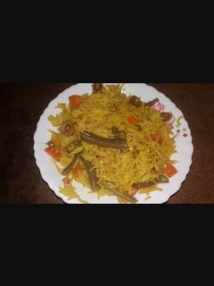 صورة لوصفة ارز على السريع