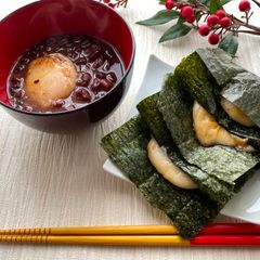 A picture of Japanese Sweet Bean Soup.