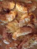 Pollo con mostaza y miel