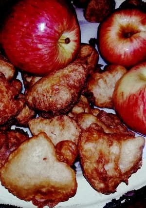 Una foto de Buñuelos de manzanas a lo Vero!!!