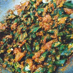 A picture of Bhindi Masala.