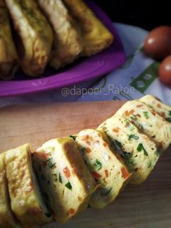 Foto resep Tamagoyaki (telur dadar gulung)