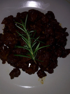 A picture of Pork wet fry. #authormarathon.