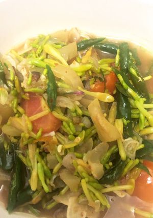 Foto resep Tauco Bunga Pepaya dan Kikil