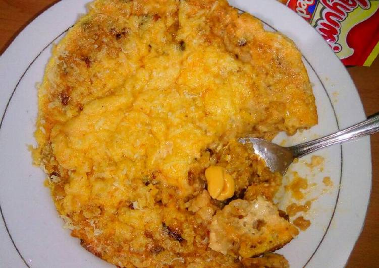 Pizza Nasi Panggang Keju Super Creamy (Gurih Tanpa Garam)