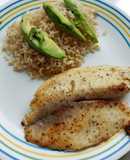 Filete de pescado al limón con pimienta