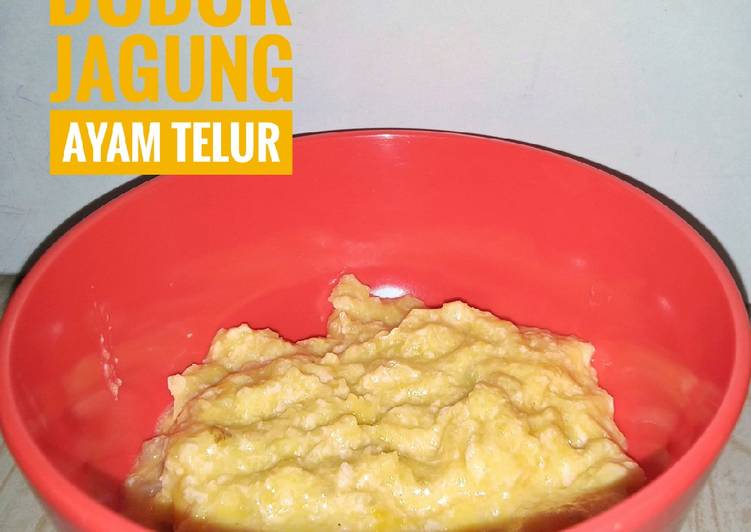 Bubur Jagung Ayam Telur | MPASI