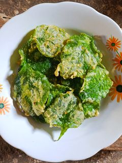 Foto resep Peyek Bayam