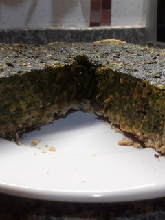 Una foto de Tarta de acelga roja