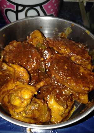 Foto resep Semur ayam tempe kuah kacang