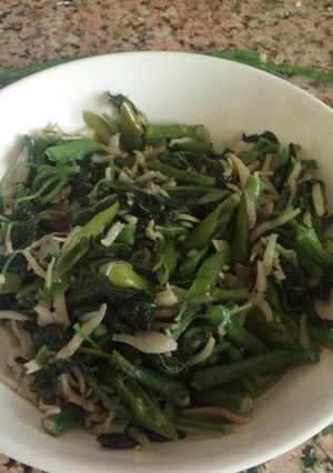 Foto resep Tumis bayam teri medan
