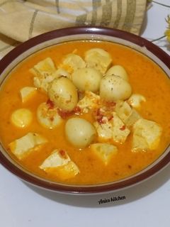 Foto resep Tahu Telur Puyuh Kuah Santan