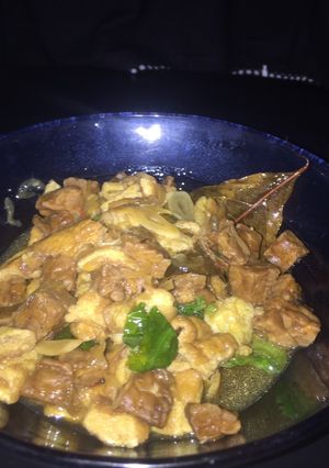 Foto resep Tumis Sawi Hijau, Telur & Tempe
