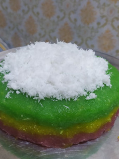 Foto resep Kue Pelangi lapis singkong