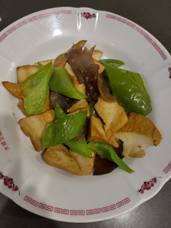 青椒炒豆干(方便素) 的食譜成品照片
