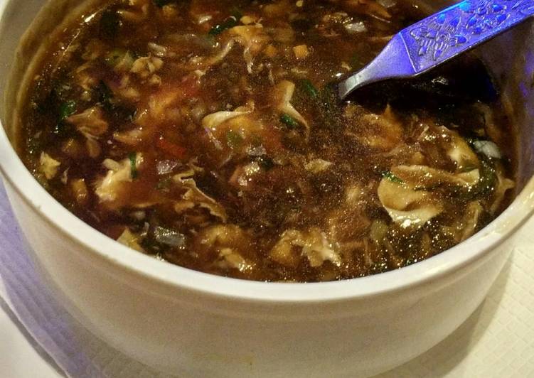 Recipe of Appetizing Chicken Manchow soup