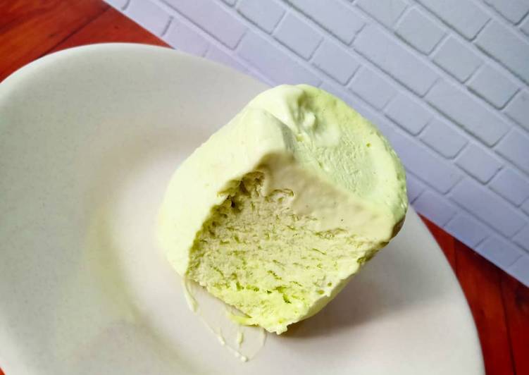 Resep Avocado ice cream (es krim alpukat), Enak